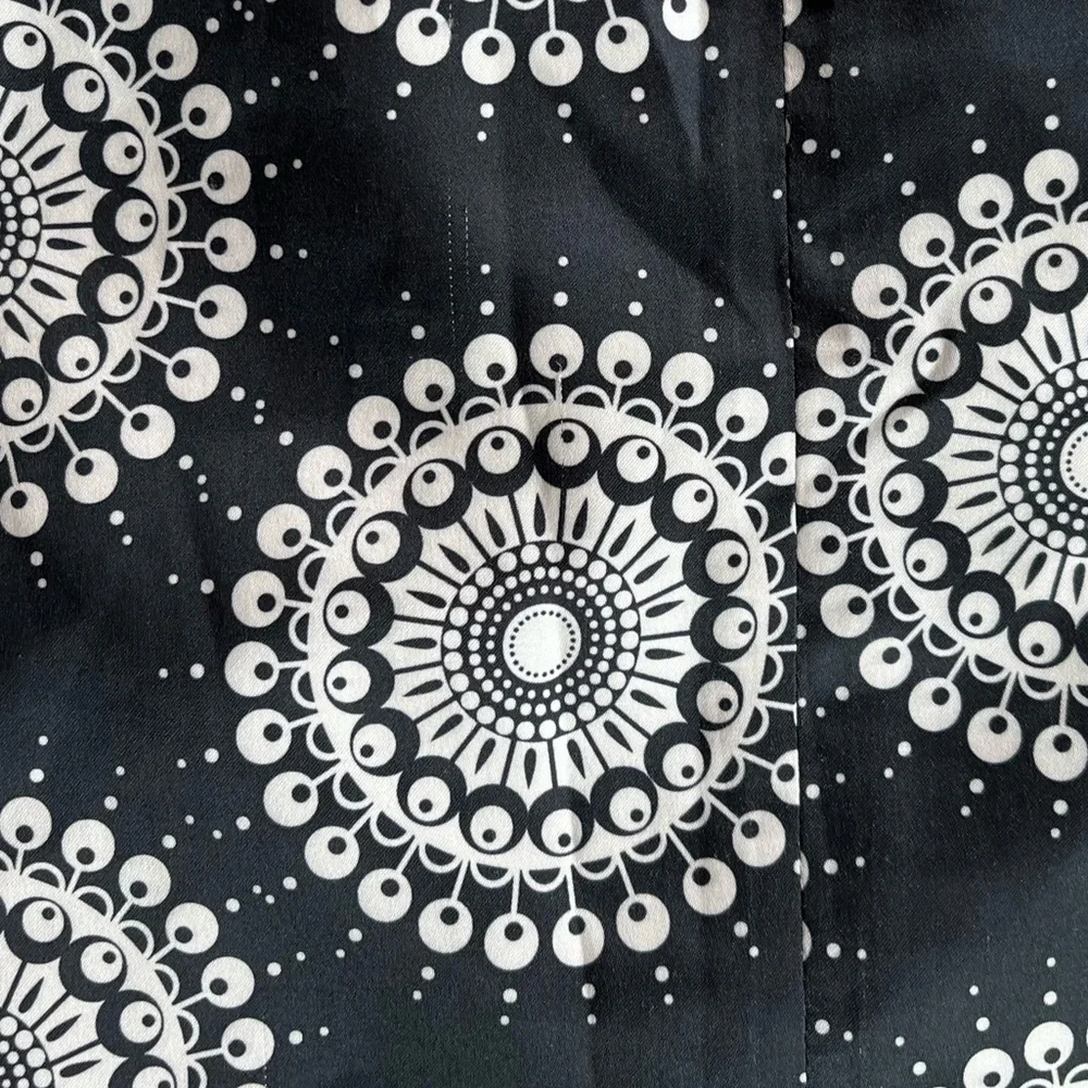 Carter’s Toddler Girl Black and White Short Sleeve Abstract Print Dress Bow 4T
